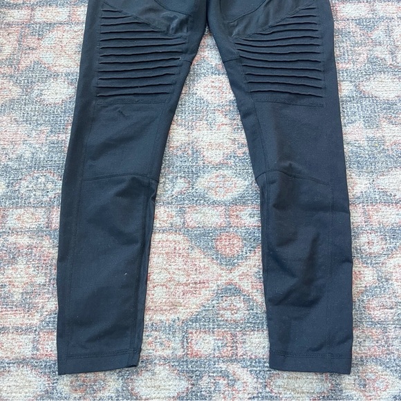 Zella Autumn High Waist Moto Ankle Leggings - Black - Small - Picture 7 of 10
